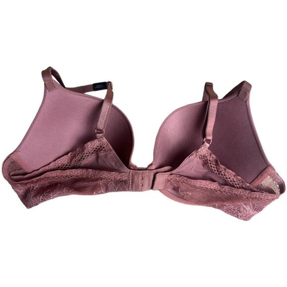 Victoria Secret Mauve Brick T-Shirt Push Up Bra Women's Size 34C NWT - Picture 2 of 5